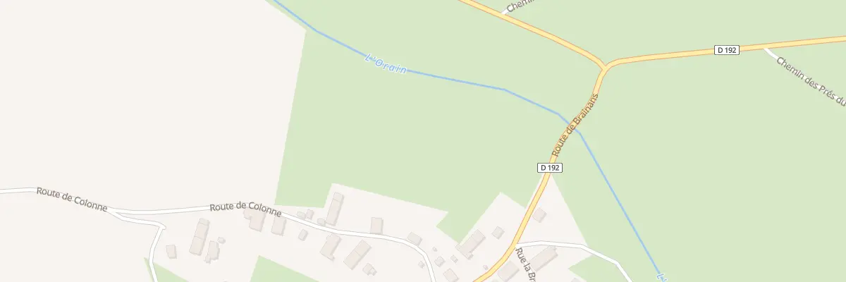 Plan du 8 Rte de Colonne à Bersaillin