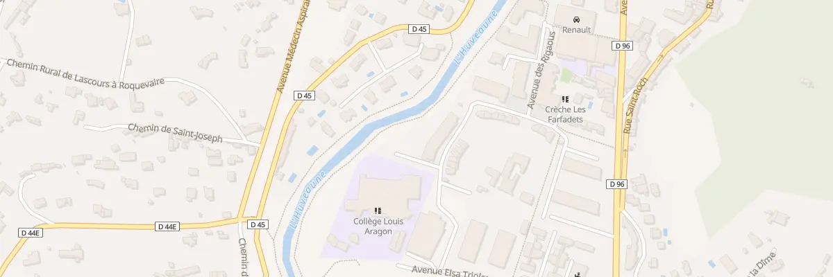 Plan du 5447F Av du Montvin à Roquevaire