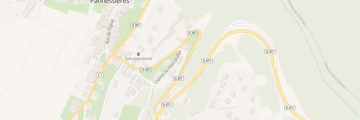 Plan du 90 Che du Petit Gruffet à Pannessières
