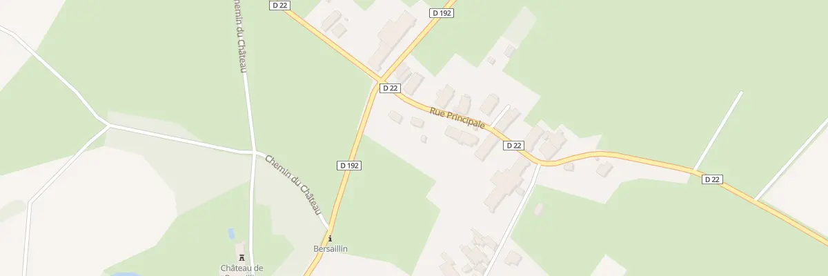 Plan du 13 Rue Principale à Bersaillin