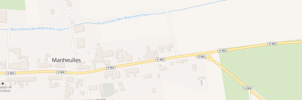 Plan du 3 Rue du General Margueritte à Manheulles