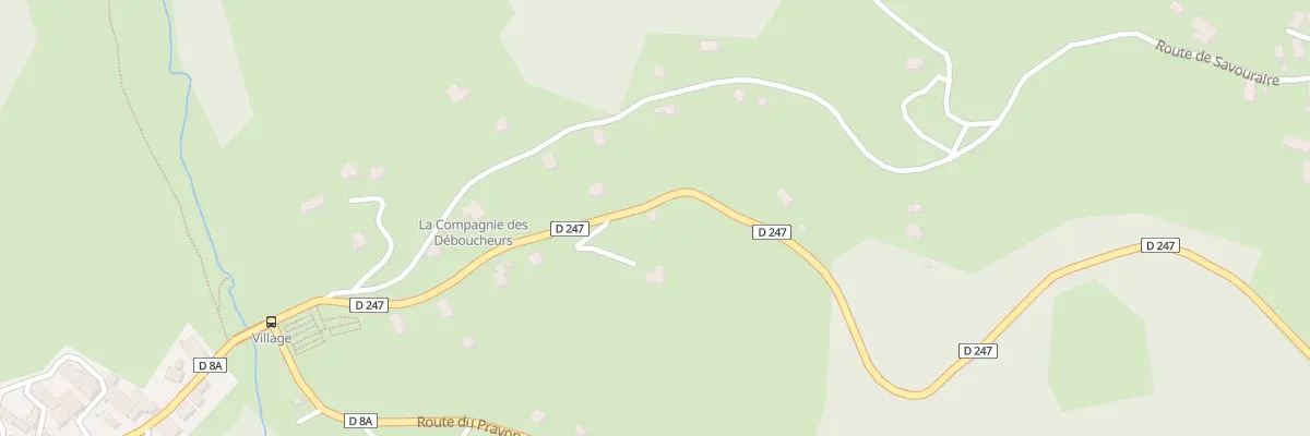 Plan du 320 Rte de Praz Fouraz à Saint-Michel-les-Portes