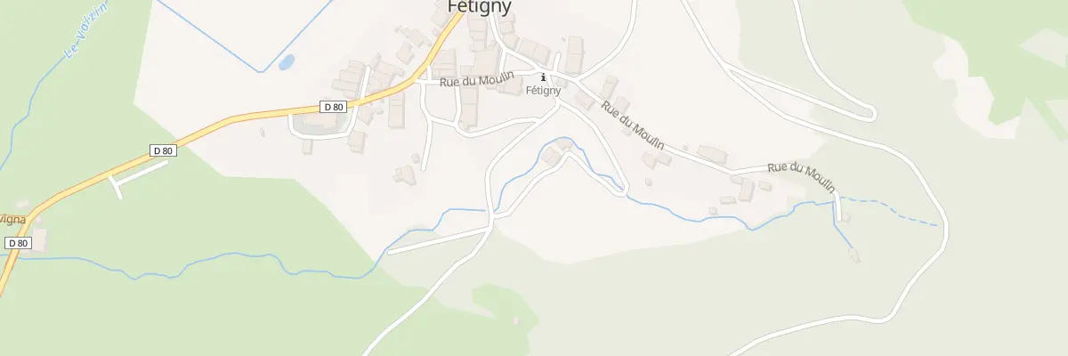 Plan du 12 Rue du Moulin Fetigny à Valzin en Petite Montagne