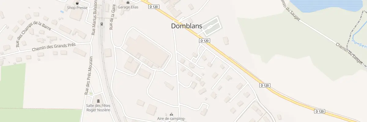 Plan du 97 Rue du Vergerot à Domblans