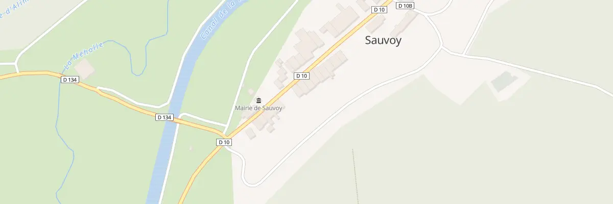 Plan du 33 D No 10 de Grand A Sorcy à Sauvoy