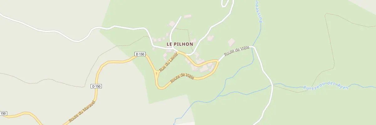 Plan du 5041 Le Pilhon à Val-Maravel