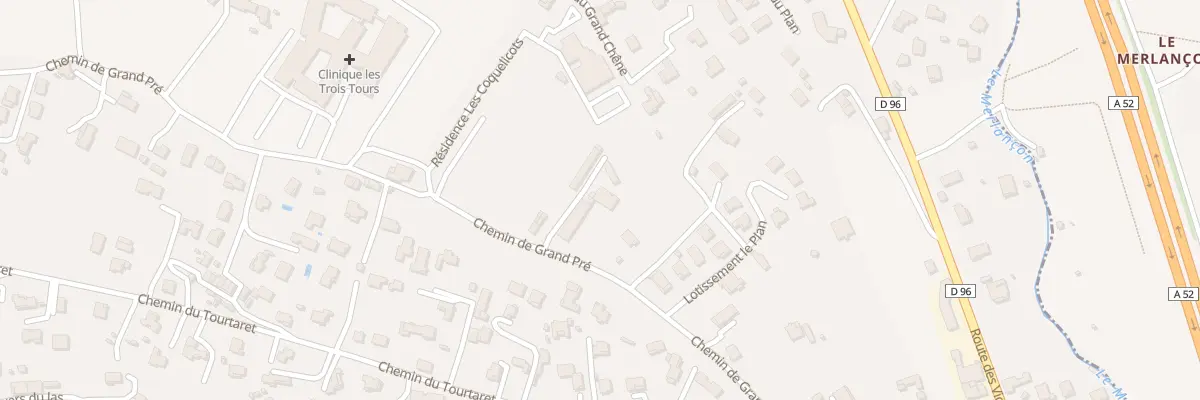 Plan du 5296 Le Grand Pré à La Destrousse