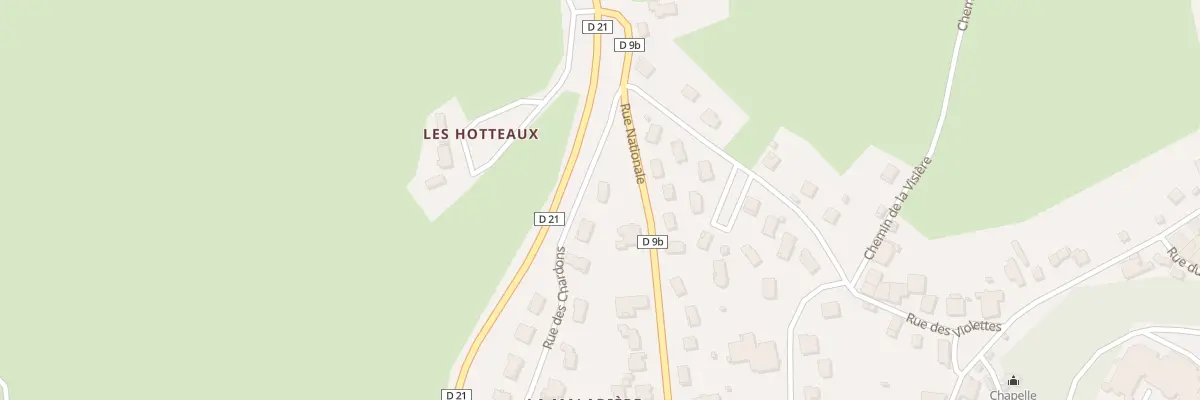 Plan du 344 Rue des Chardons à Plateau d’Hauteville