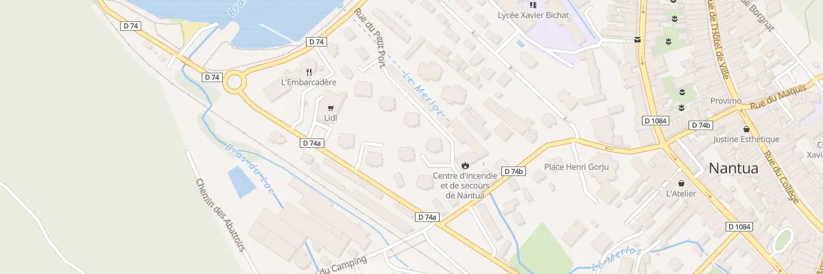Plan du 5 Rue du Petit Port à Nantua