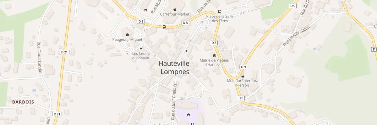 Plan du 13 Rue Joseph Viallaz à Plateau d’Hauteville