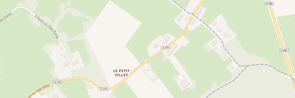 Plan du 2 Hameau Petit Villey à Villers-les-Bois