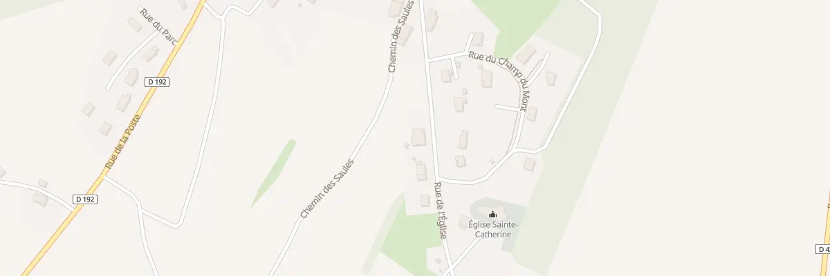 Plan du 24 Rue de l’Eglise à Bersaillin