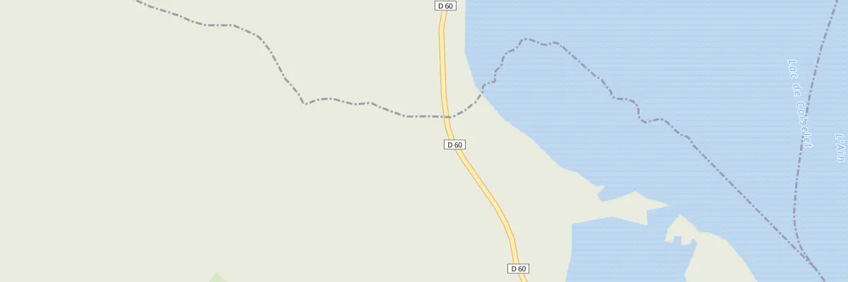 Plan du 5078 A la Crotiere à Thoirette-Coisia