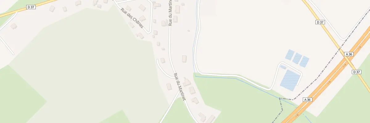 Plan du 6T Rue du Martinet à Romange