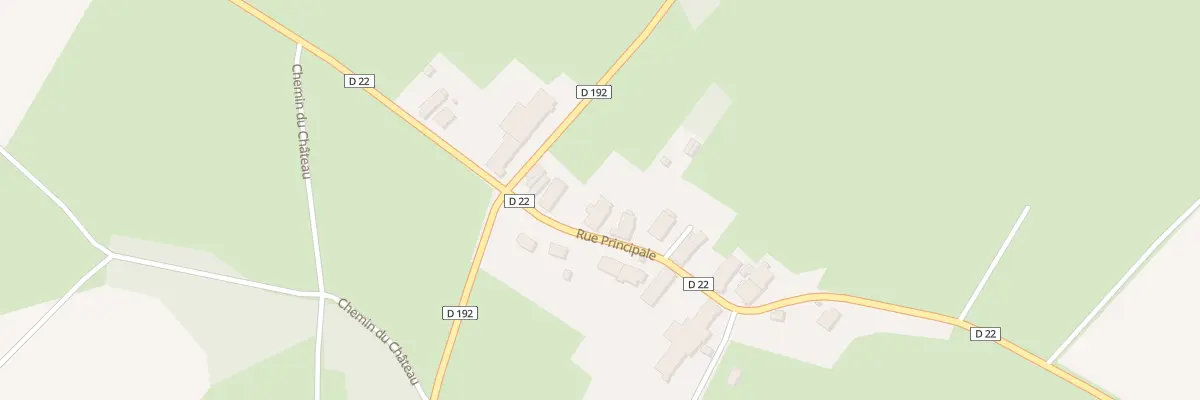 Plan du 16 Rue Principale à Bersaillin