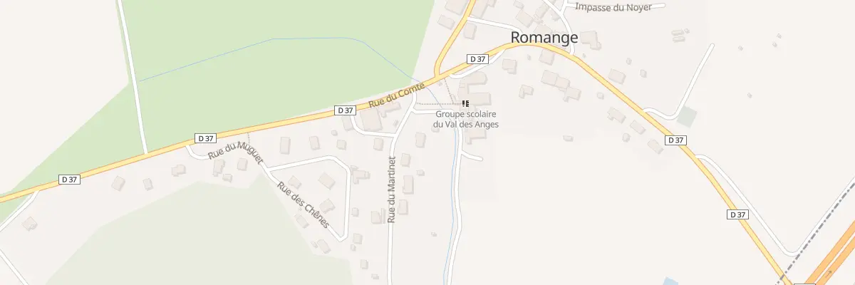 Plan du 14 Rue du Martinet à Romange