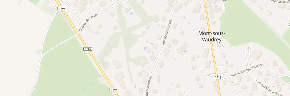 Plan du 22 Che du Malvernois à Mont-sous-Vaudrey