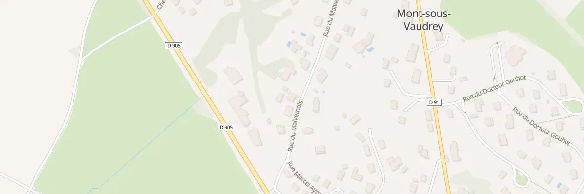 Plan du 28 Rue du Malvernois à Mont-sous-Vaudrey
