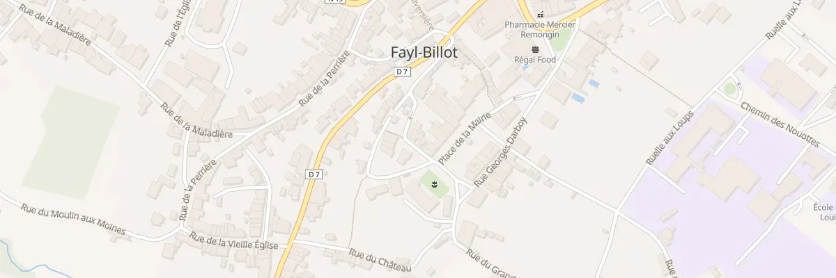 Plan du 13 Rue du Cloutier à Fayl-Billot