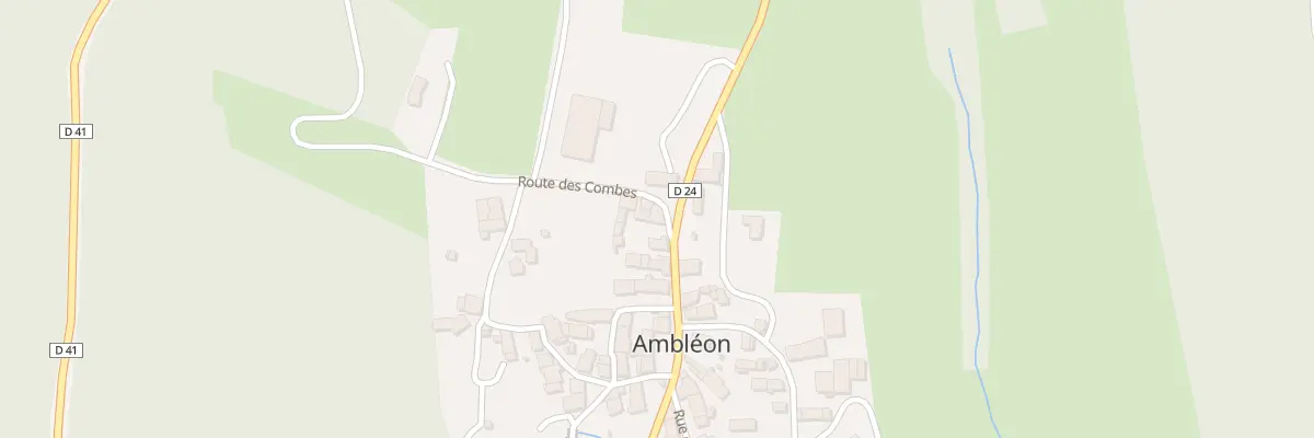 Plan du 7 Rte des Combes à Ambléon