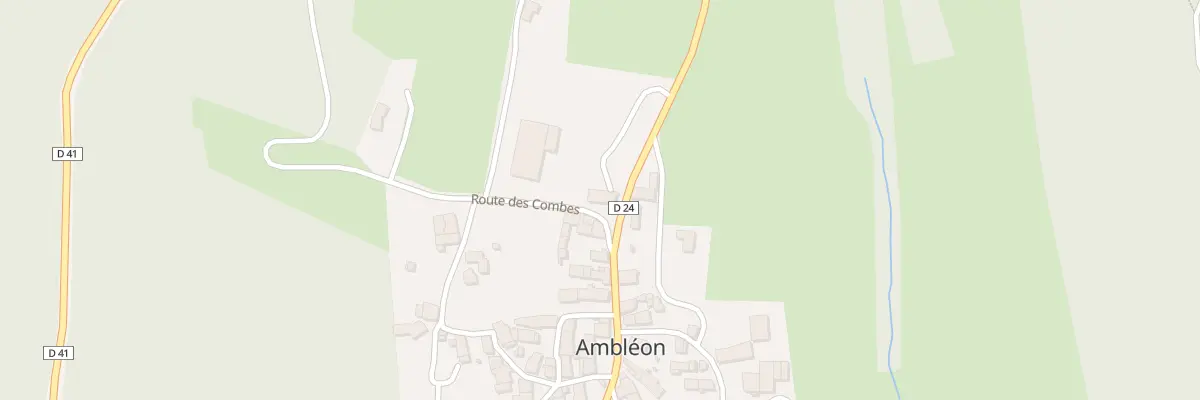 Plan du 150 Grande Rue à Ambléon
