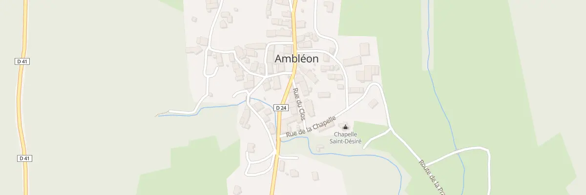 Plan du 16 Rue du Clos à Ambléon