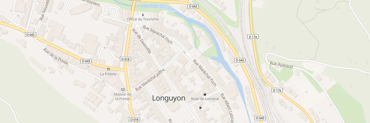 Plan du 36B Rue Marechal Foch à Longuyon