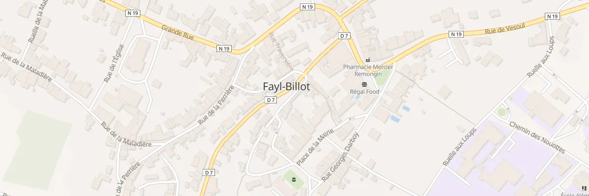 Plan du 5 Rue du Cloutier à Fayl-Billot