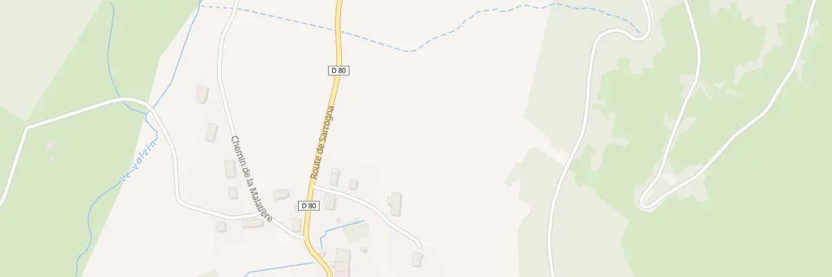 Plan du 28 Rte de Sarrogna à Valzin en Petite Montagne