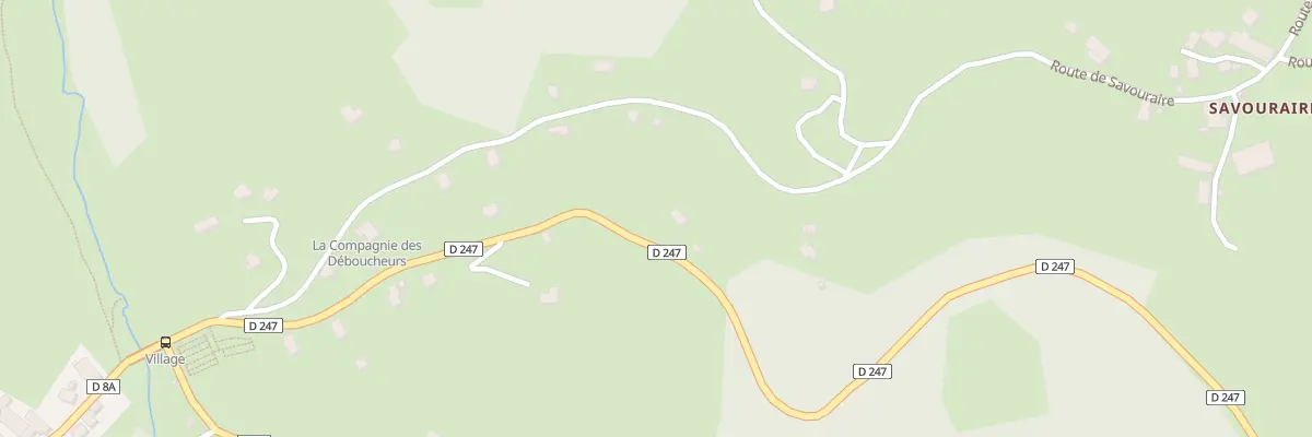 Plan du 383 Rte de Praz Fouraz à Saint-Michel-les-Portes