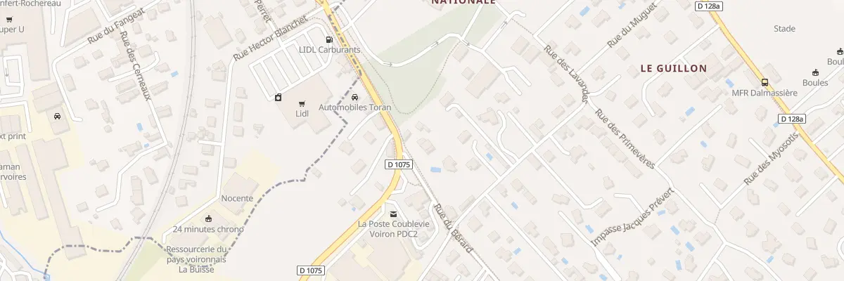 Plan du 686 Rue du Bérard à Coublevie