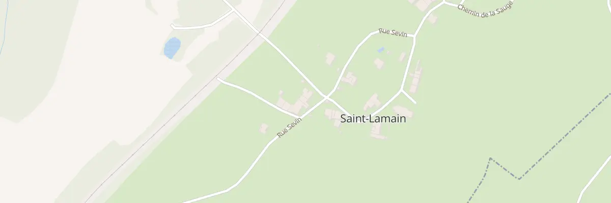 Plan du 25 Che du Tunnel à Saint-Lamain