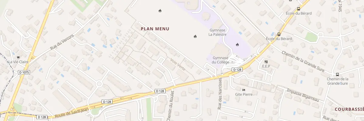 Plan du 860 Rte de Saint - Jean à Coublevie