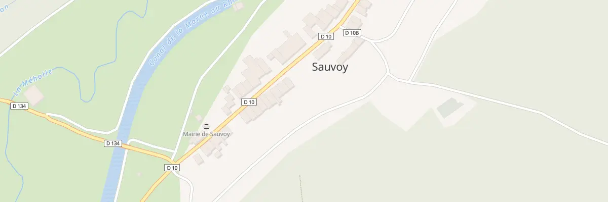 Plan du 25 D No 10 de Grand A Sorcy à Sauvoy