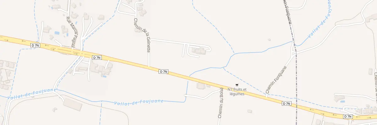 Plan du 5431 La Geinette à Châteauneuf-le-Rouge