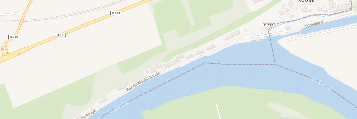 Plan du 53 Rue du Moulin Rouge à Audelange