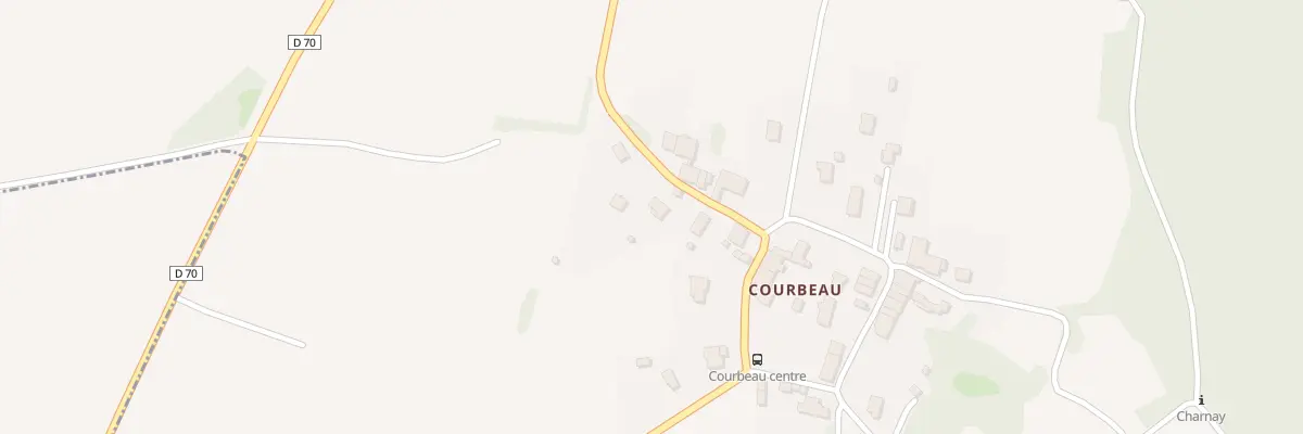 Plan du 13 Rue du Bas de Courbeau à Voiteur