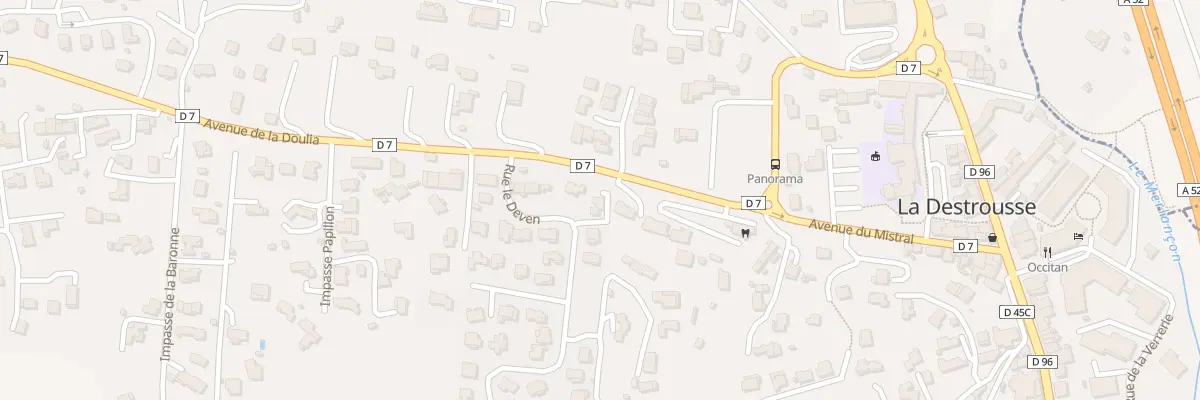 Plan du 225A Av Doulia à La Destrousse