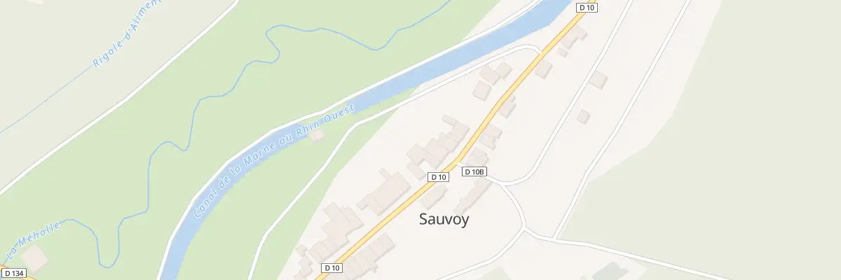 Plan du 22 D No 10 de Grand A Sorcy à Sauvoy