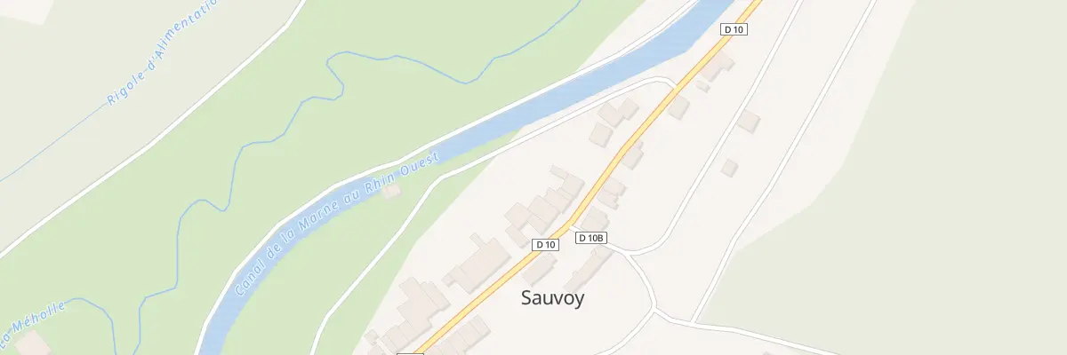Plan du 20 D No 10 de Grand A Sorcy à Sauvoy