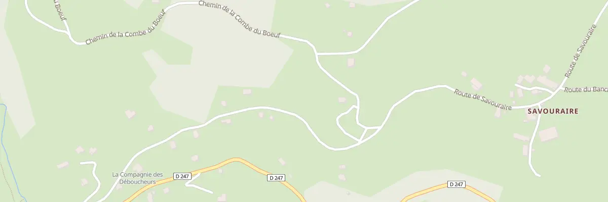 Plan du 47 Che de la Combe du Boeuf à Saint-Michel-les-Portes