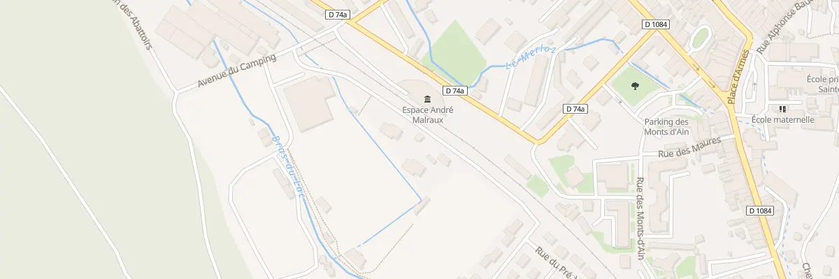 Plan du 5 Rue de la Fontaine Saint Amand à Nantua