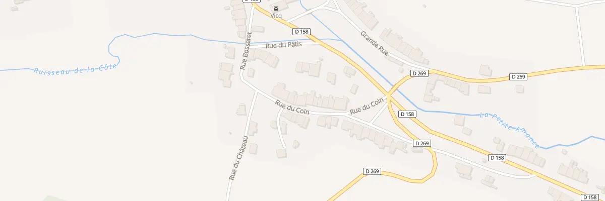 Plan du 12 Rue du Coin à Vicq