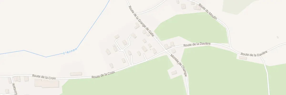 Plan du 629 Rte de la Croix à Massieu