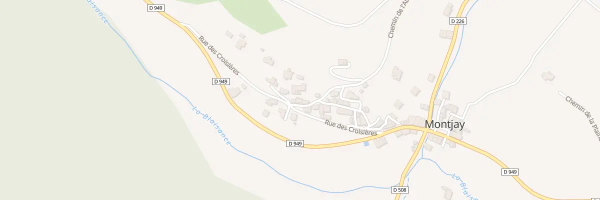Plan du 9 Che de l’Auche à Montjay