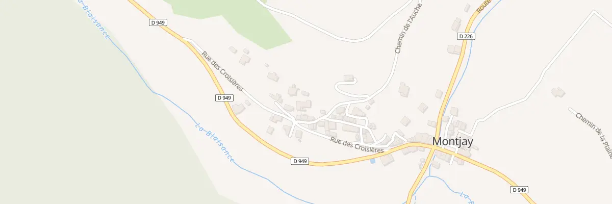 Plan du 47 Che des Rouyeres à Montjay