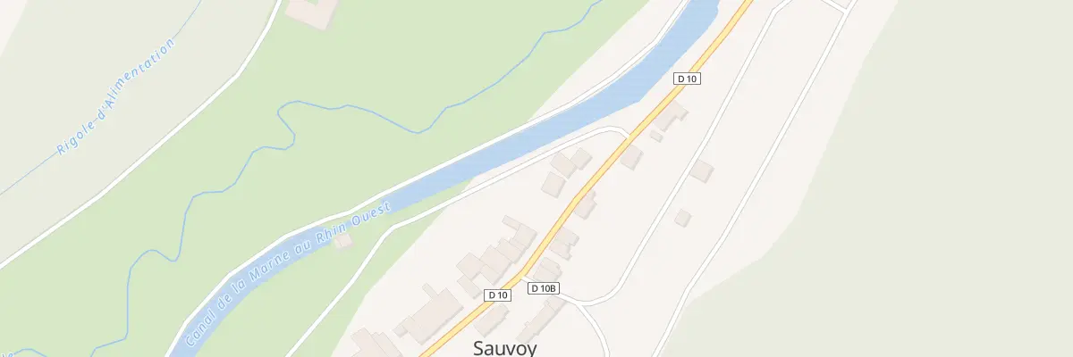 Plan du 14 D No 10 de Grand A Sorcy à Sauvoy