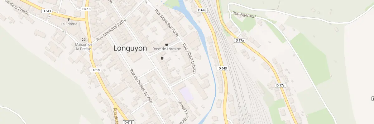 Plan du 8 Rue Albert Lebrun à Longuyon