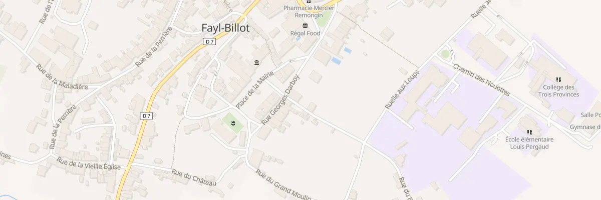 Plan du 24 Rue Georges Darboy à Fayl-Billot
