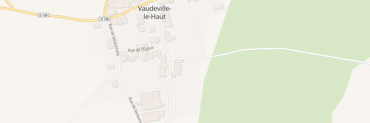 Plan du 11 Rue de la Boursiere à Vaudeville-le-Haut